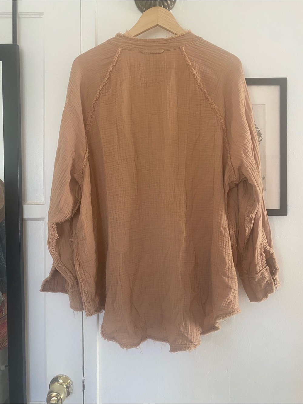 Aerie pool to party gauze button up - Picture 6 of 6